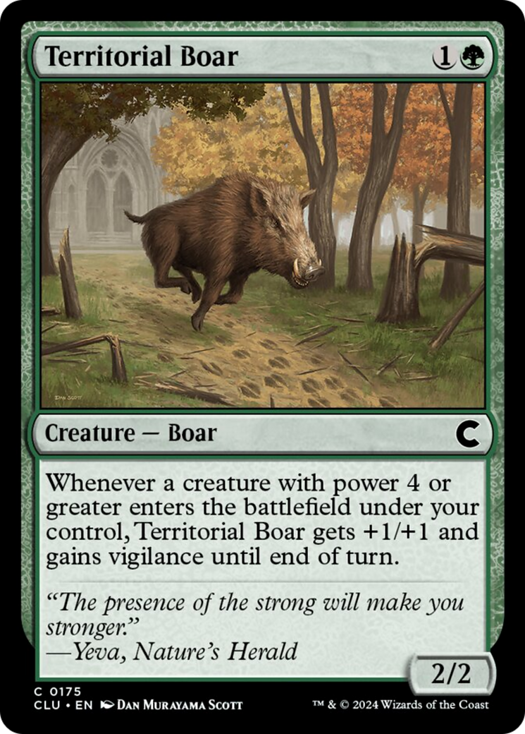 Territorial Boar [Ravnica: Clue Edition] | Gear Gaming Fayetteville