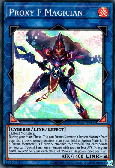 Proxy F Magician [OP15-EN009] Super Rare | Gear Gaming Fayetteville