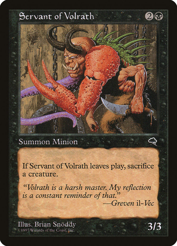 Servant of Volrath [Tempest] | Gear Gaming Fayetteville