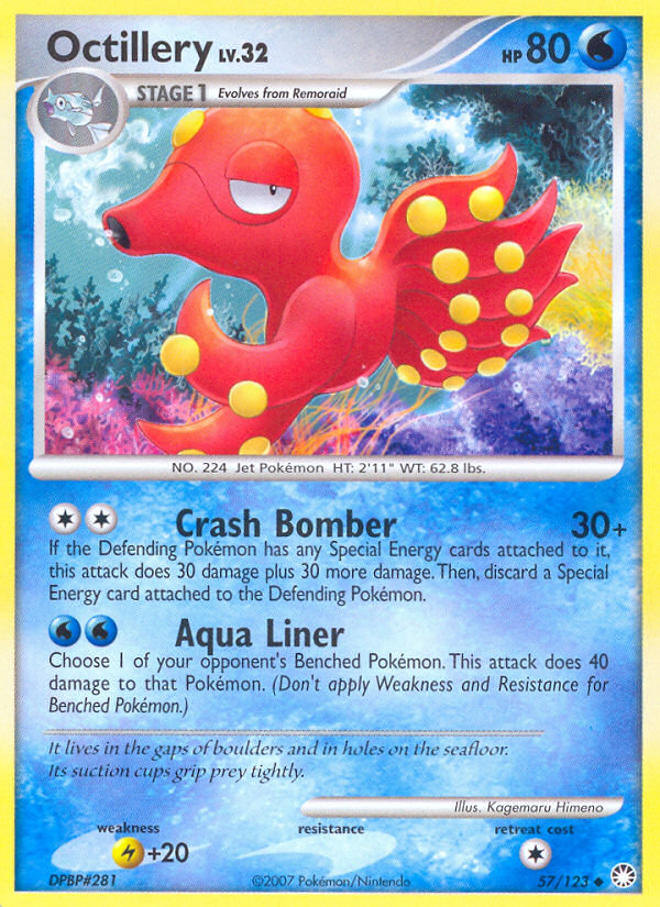 Octillery (57/123) [Diamond & Pearl: Mysterious Treasures] | Gear Gaming Fayetteville