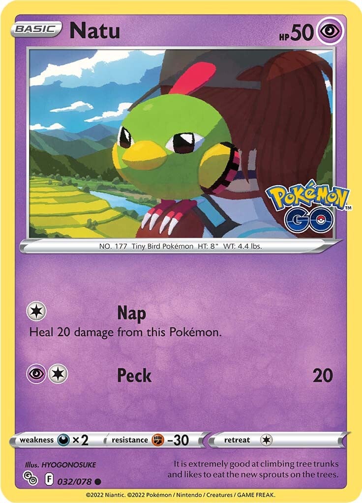 Natu (032/078) [Pokémon GO] | Gear Gaming Fayetteville