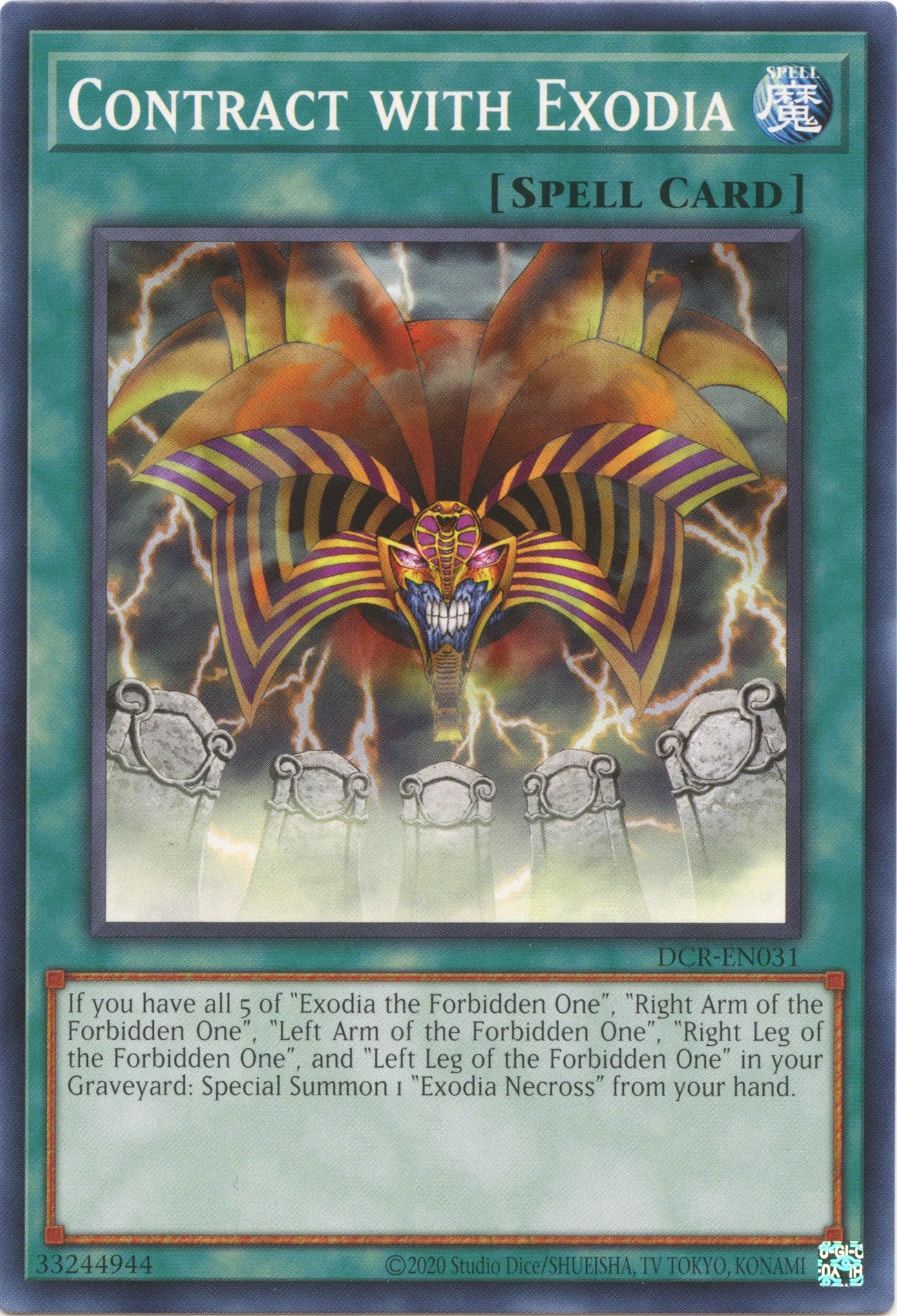 Contract with Exodia (25th Anniversary) [DCR-EN031] Common | Gear Gaming Fayetteville