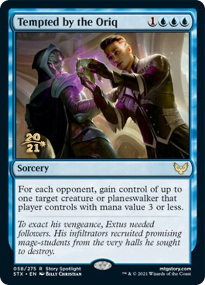 Tempted by the Oriq [Strixhaven: School of Mages Prerelease Promos] | Gear Gaming Fayetteville