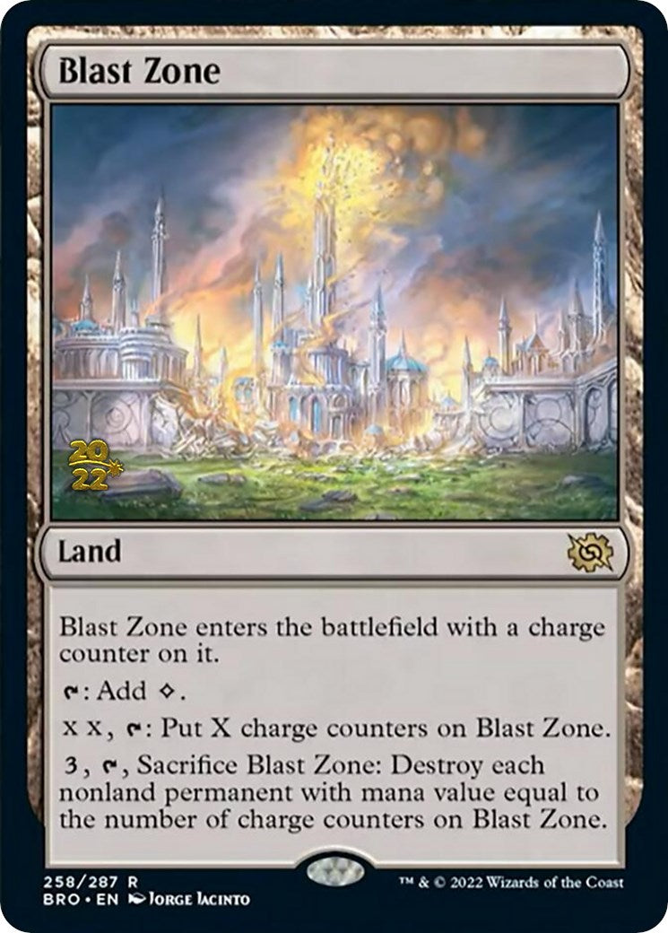 Blast Zone (258) [The Brothers' War Prerelease Promos] | Gear Gaming Fayetteville