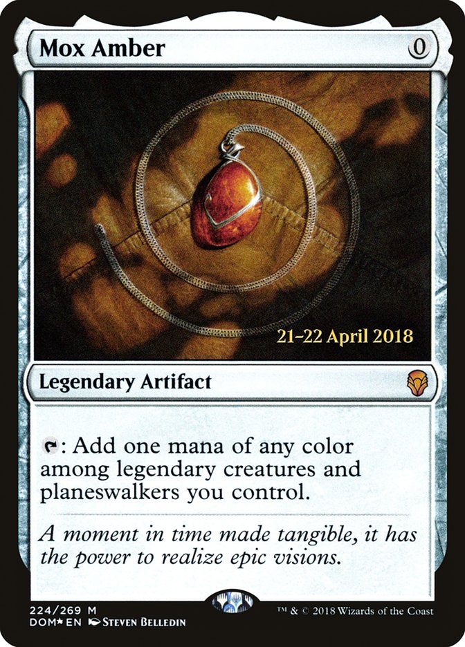 Mox Amber [Dominaria Prerelease Promos] | Gear Gaming Fayetteville