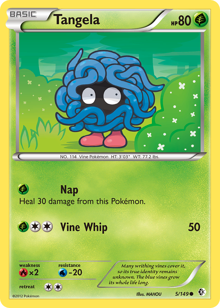 Tangela (5/149) [Black & White: Boundaries Crossed] | Gear Gaming Fayetteville