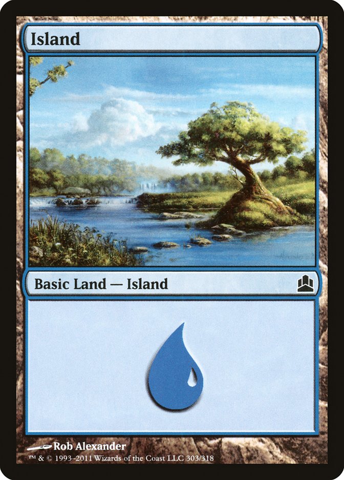 Island (303) [Commander 2011] | Gear Gaming Fayetteville