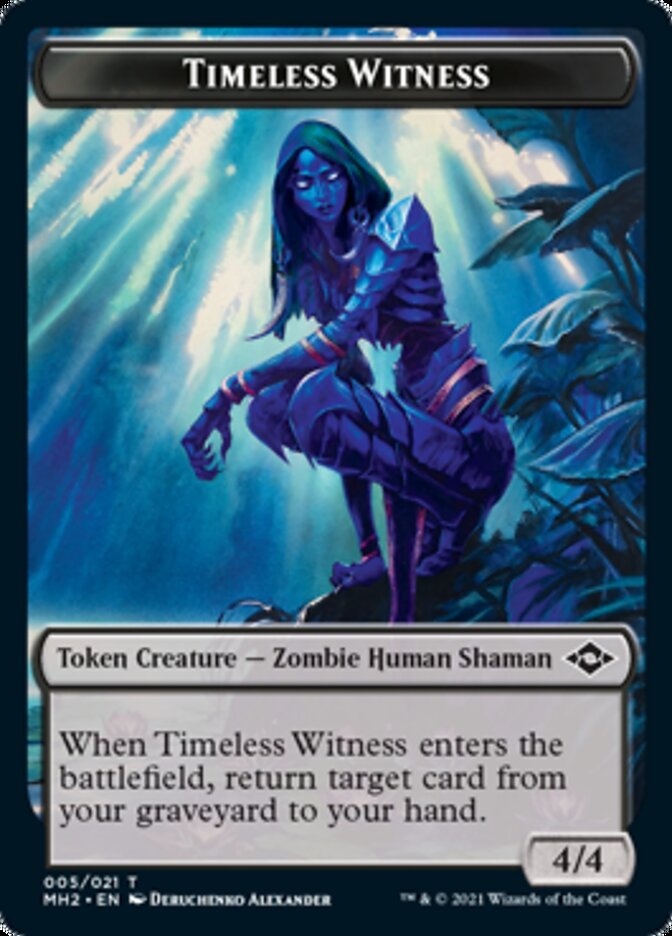 Timeless Witness // Treasure (20) Double-Sided Token [Modern Horizons 2 Tokens] | Gear Gaming Fayetteville