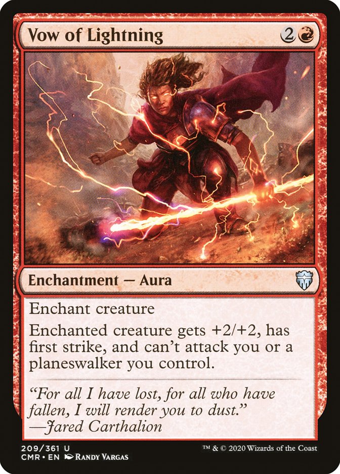 Vow of Lightning [Commander Legends] | Gear Gaming Fayetteville