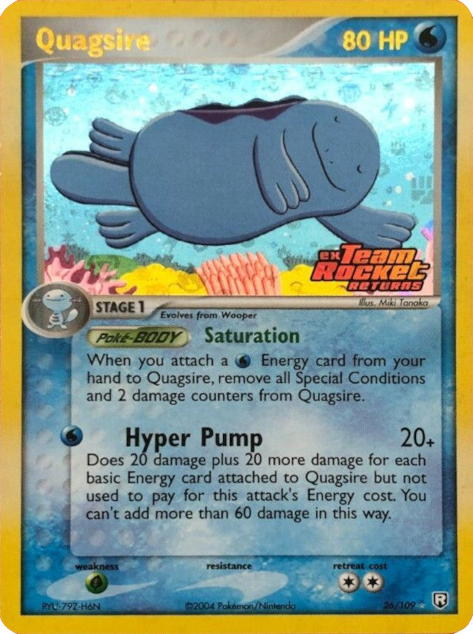 Quagsire (26/109) (Stamped) [EX: Team Rocket Returns] | Gear Gaming Fayetteville