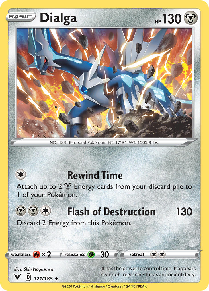 Dialga (121/185) [Sword & Shield: Vivid Voltage] | Gear Gaming Fayetteville