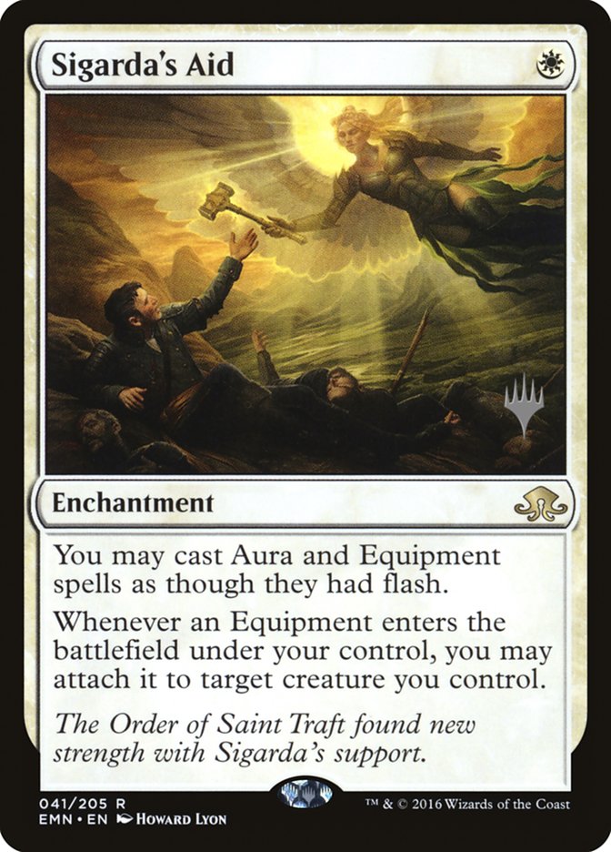 Sigarda's Aid (Promo Pack) [Eldritch Moon Promos] | Gear Gaming Fayetteville