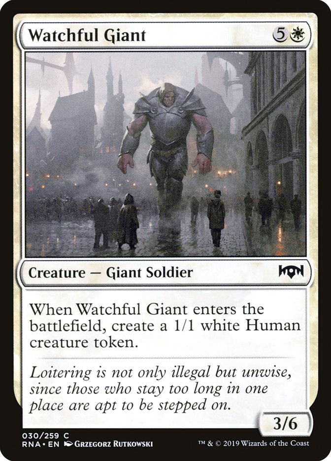 Watchful Giant [Ravnica Allegiance] | Gear Gaming Fayetteville