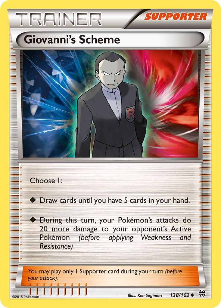 Giovanni's Scheme (138/162) [XY: BREAKthrough] | Gear Gaming Fayetteville