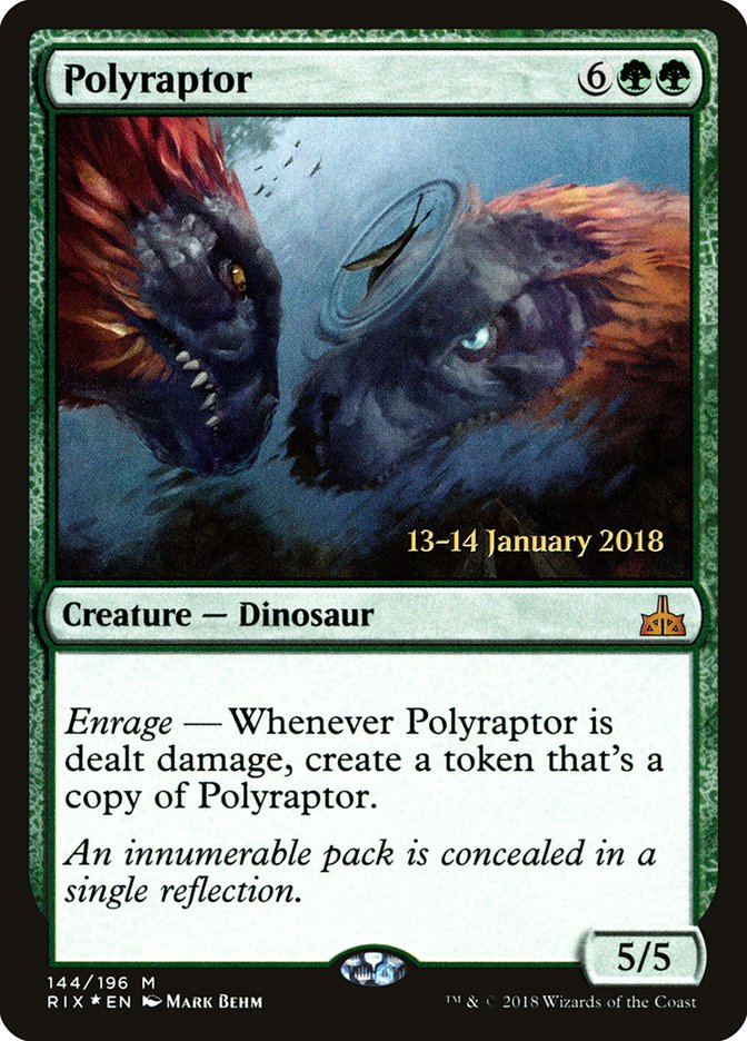 Polyraptor [Rivals of Ixalan Prerelease Promos] | Gear Gaming Fayetteville