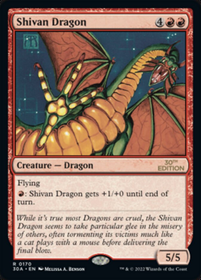 Shivan Dragon [30th Anniversary Edition] | Gear Gaming Fayetteville