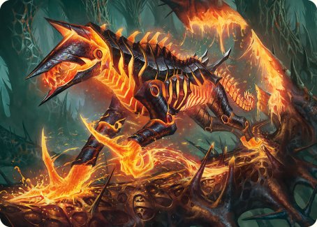 Kuldotha Cackler Art Card [Phyrexia: All Will Be One Art Series] | Gear Gaming Fayetteville