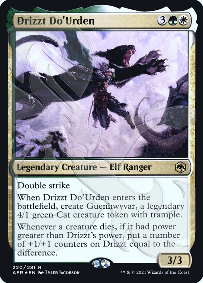 Drizzt Do'Urden (Ampersand Promo) [Dungeons & Dragons: Adventures in the Forgotten Realms Promos] | Gear Gaming Fayetteville