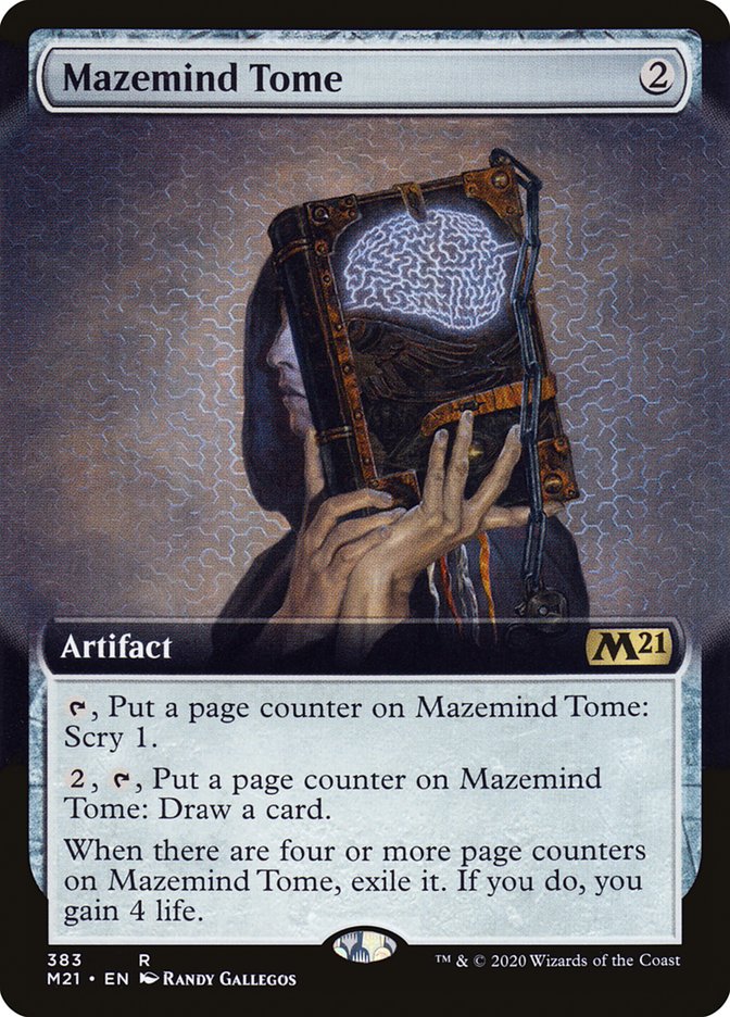 Mazemind Tome (Extended Art) [Core Set 2021] | Gear Gaming Fayetteville