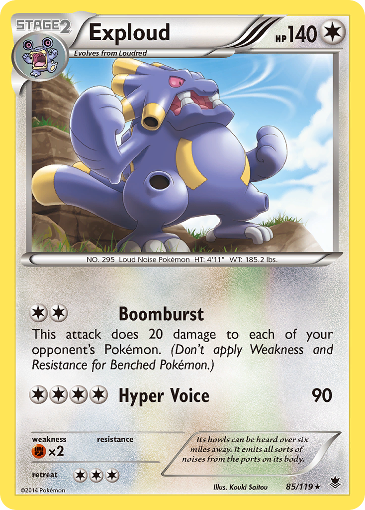 Exploud (85/119) [XY: Phantom Forces] | Gear Gaming Fayetteville