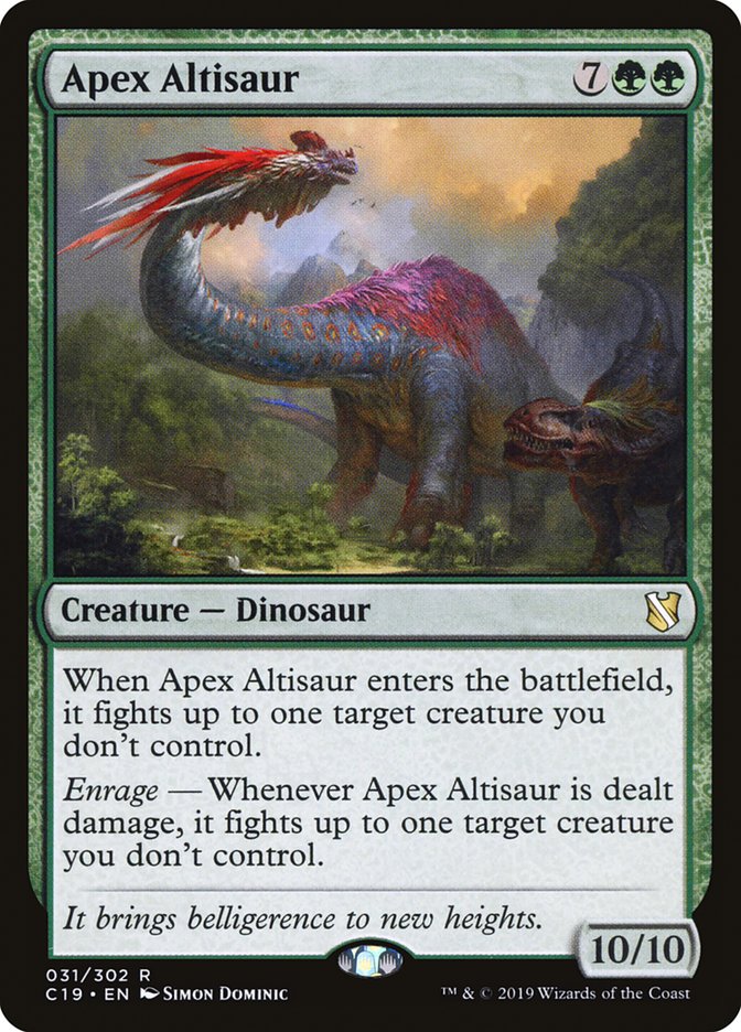 Apex Altisaur [Commander 2019] | Gear Gaming Fayetteville