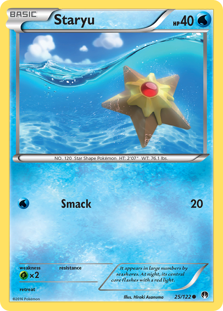 Staryu (25/122) [XY: BREAKpoint] | Gear Gaming Fayetteville