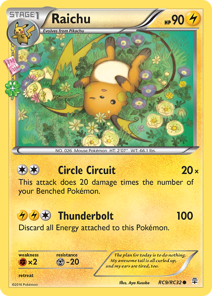 Raichu (RC9/RC32) [XY: Generations] | Gear Gaming Fayetteville