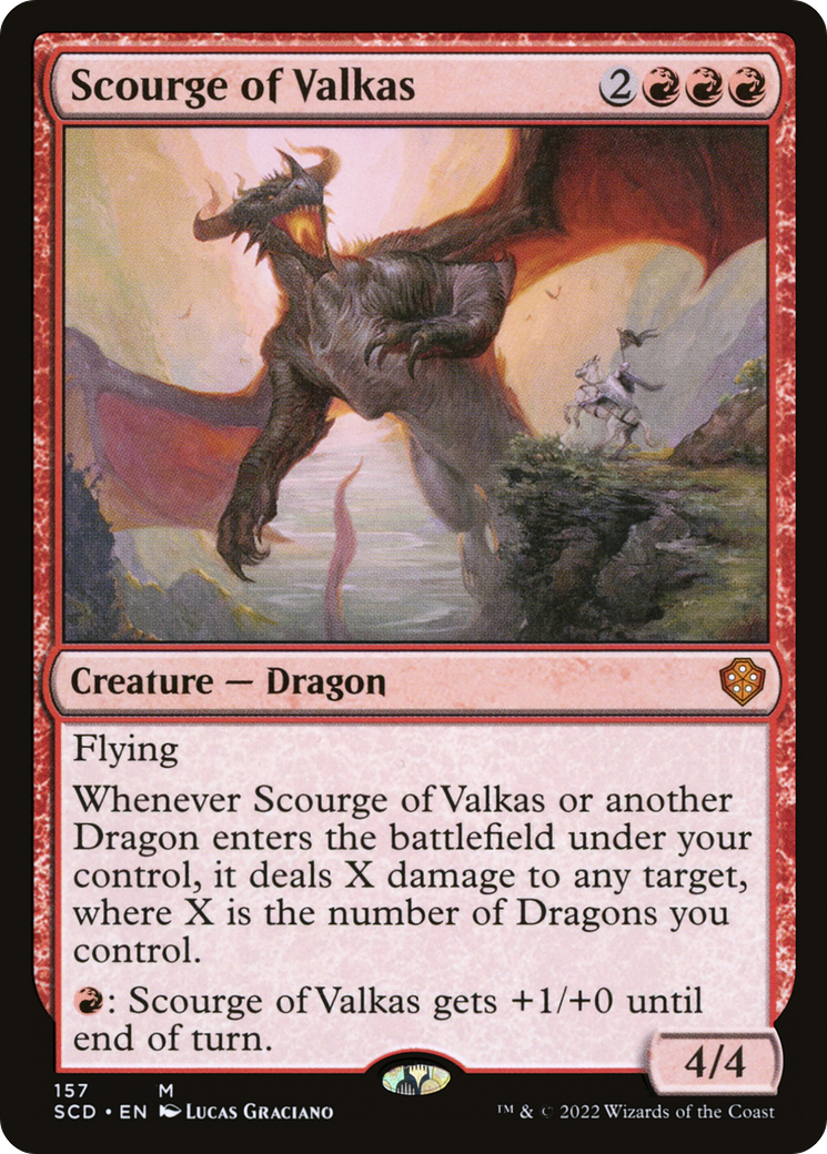 Scourge of Valkas [Starter Commander Decks] | Gear Gaming Fayetteville