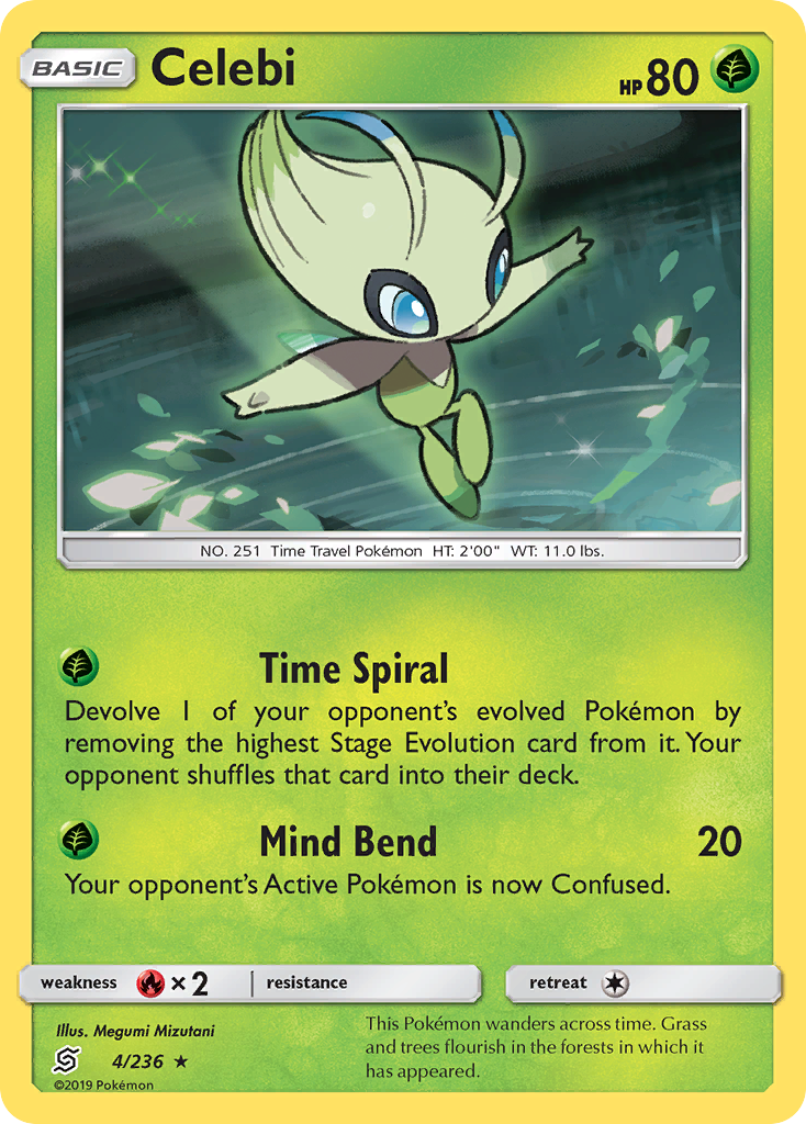 Celebi (4/236) [Sun & Moon: Unified Minds] | Gear Gaming Fayetteville