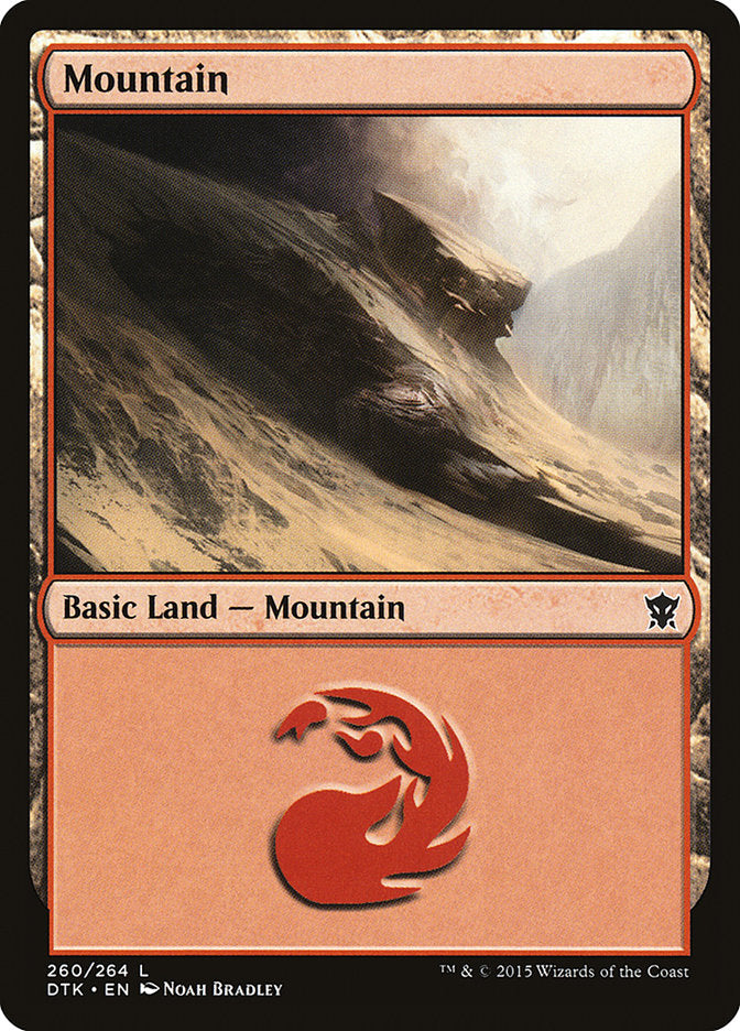 Mountain (260) [Dragons of Tarkir] | Gear Gaming Fayetteville