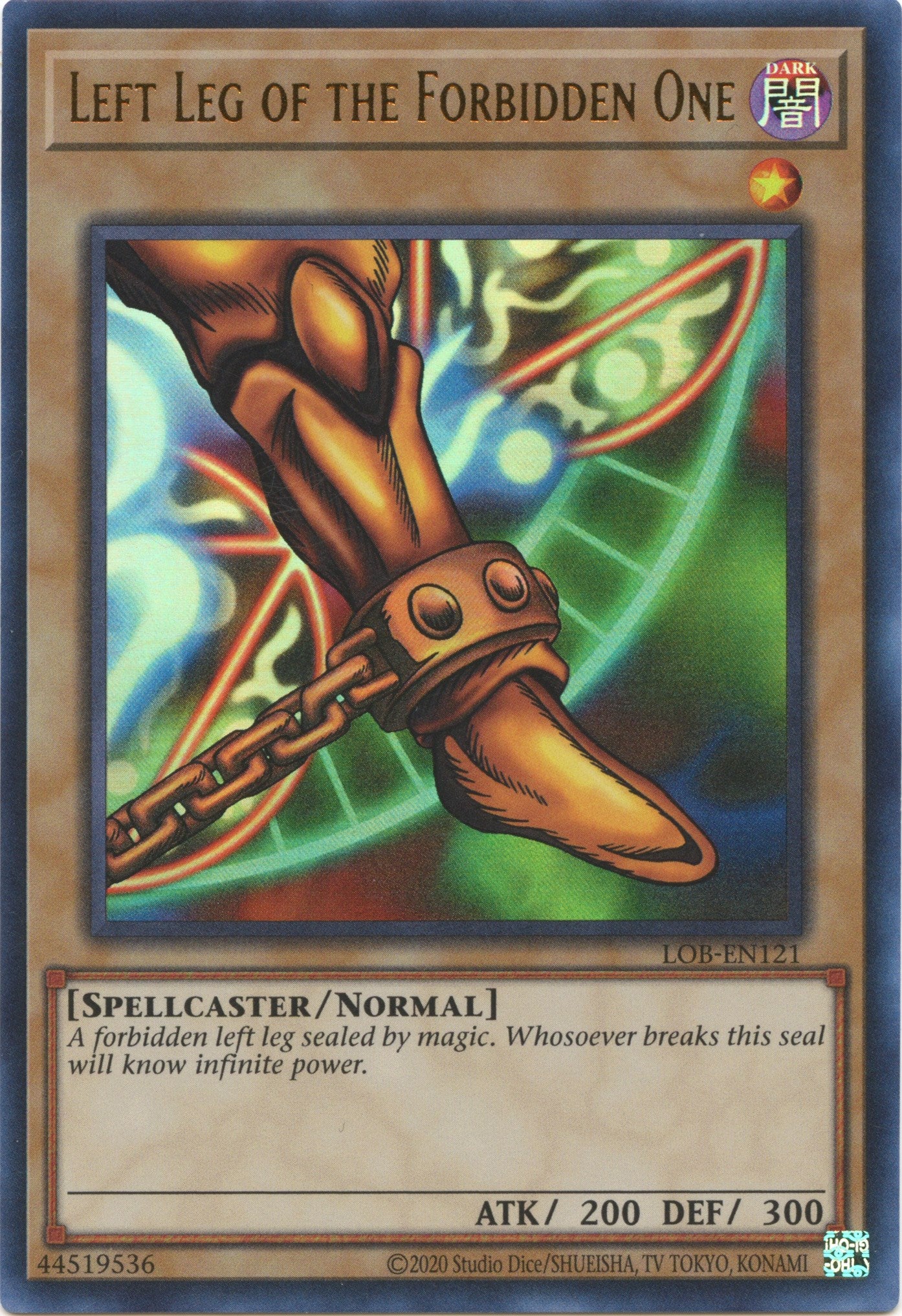 Left Leg of the Forbidden One (25th Anniversary) [LOB-EN121] Ultra Rare | Gear Gaming Fayetteville