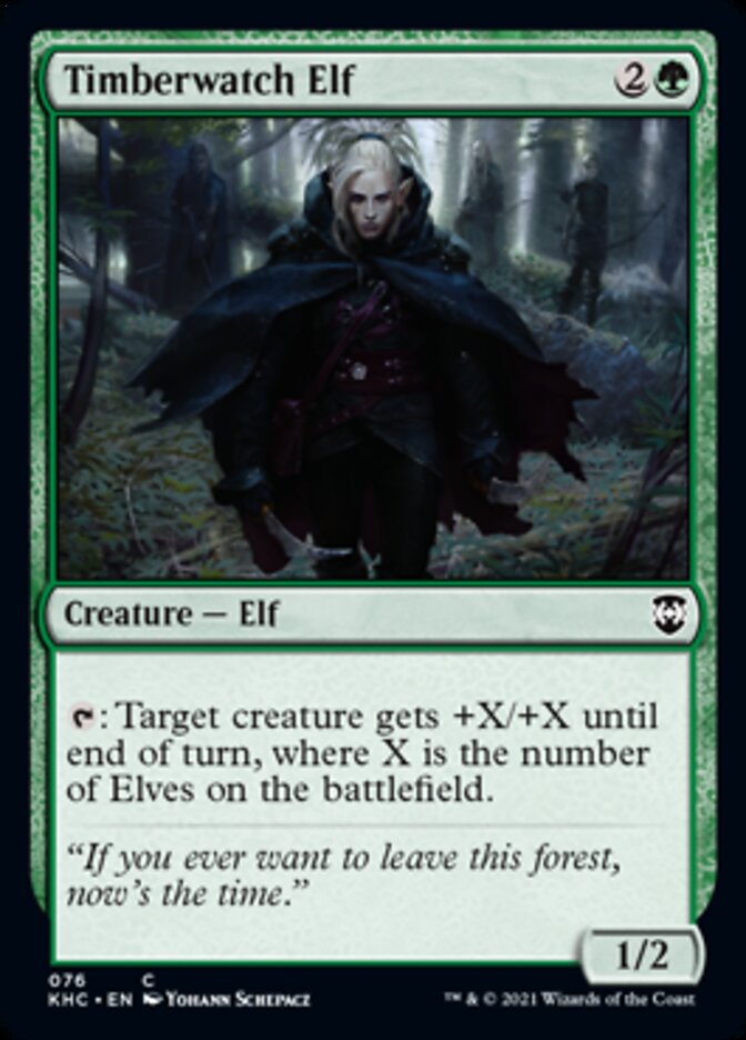 Timberwatch Elf [Kaldheim Commander] | Gear Gaming Fayetteville