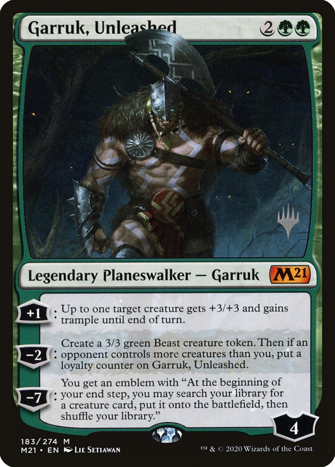 Garruk, Unleashed (Promo Pack) [Core Set 2021 Promos] | Gear Gaming Fayetteville