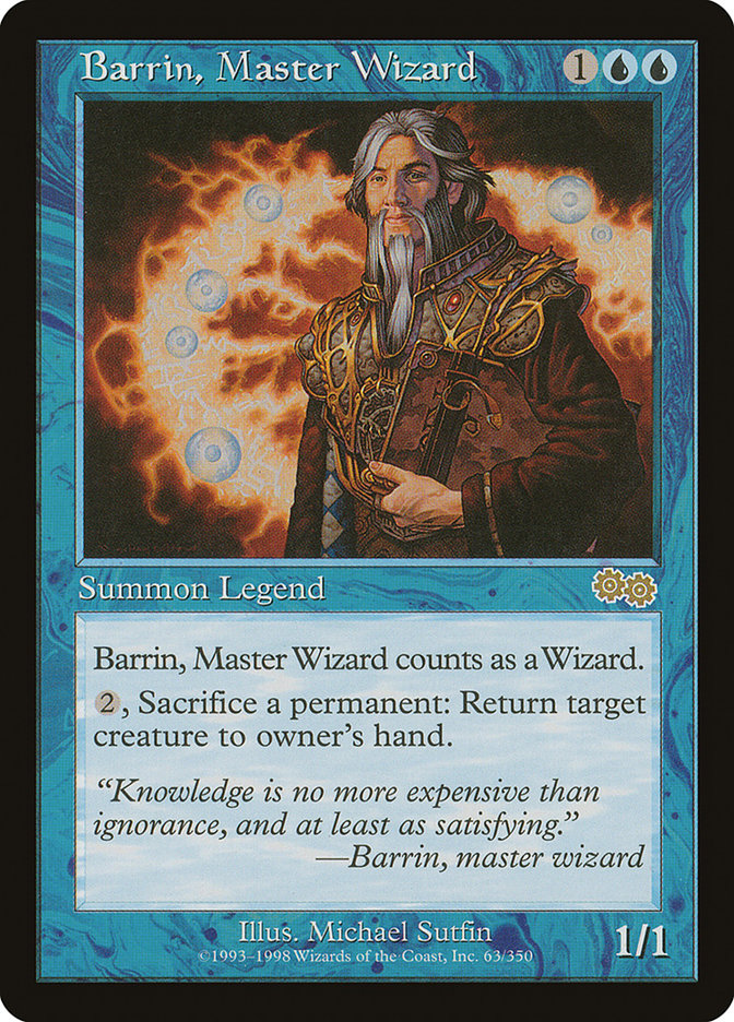 Barrin, Master Wizard [Urza's Saga] | Gear Gaming Fayetteville