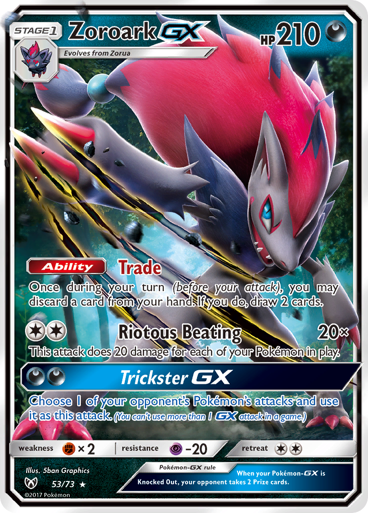 Zoroark GX (53/73) [Sun & Moon: Shining Legends] | Gear Gaming Fayetteville