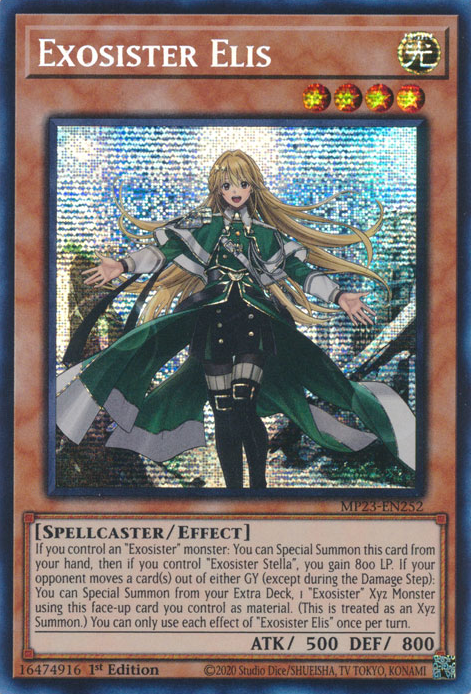 Exosister Elis [MP23-EN252] Prismatic Secret Rare | Gear Gaming Fayetteville