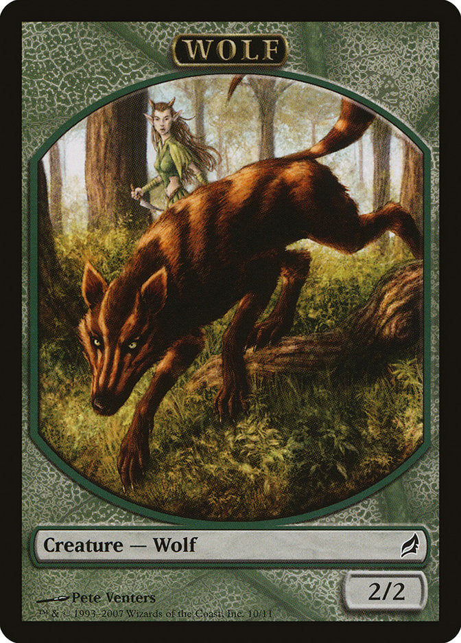 Wolf Token [Lorwyn Tokens] | Gear Gaming Fayetteville