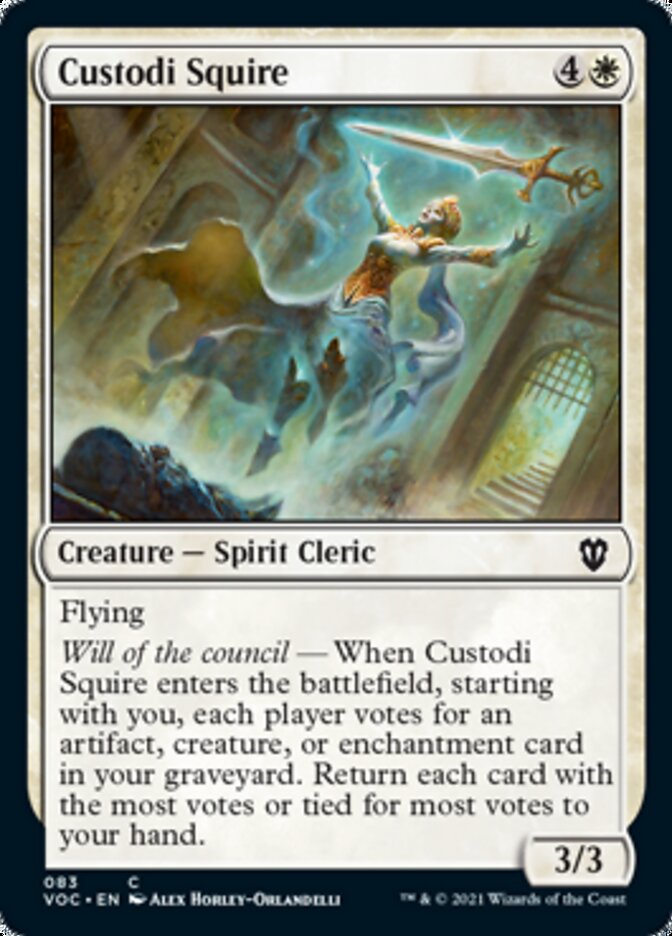 Custodi Squire [Innistrad: Crimson Vow Commander] | Gear Gaming Fayetteville