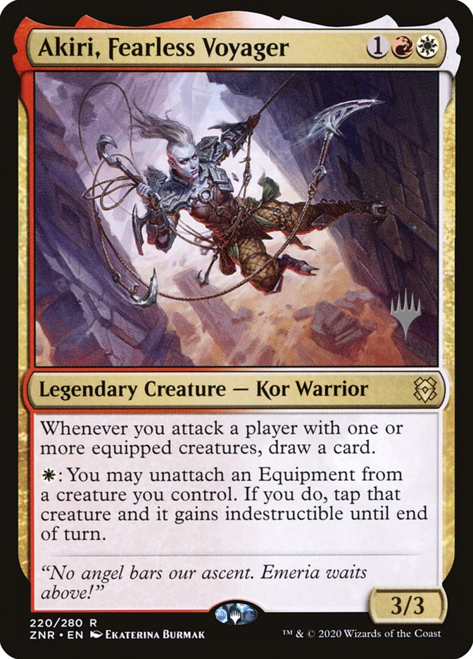 Akiri, Fearless Voyager (Promo Pack) [Zendikar Rising Promos] | Gear Gaming Fayetteville