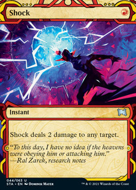 Shock (Foil Etched) [Strixhaven: School of Mages Mystical Archive] | Gear Gaming Fayetteville