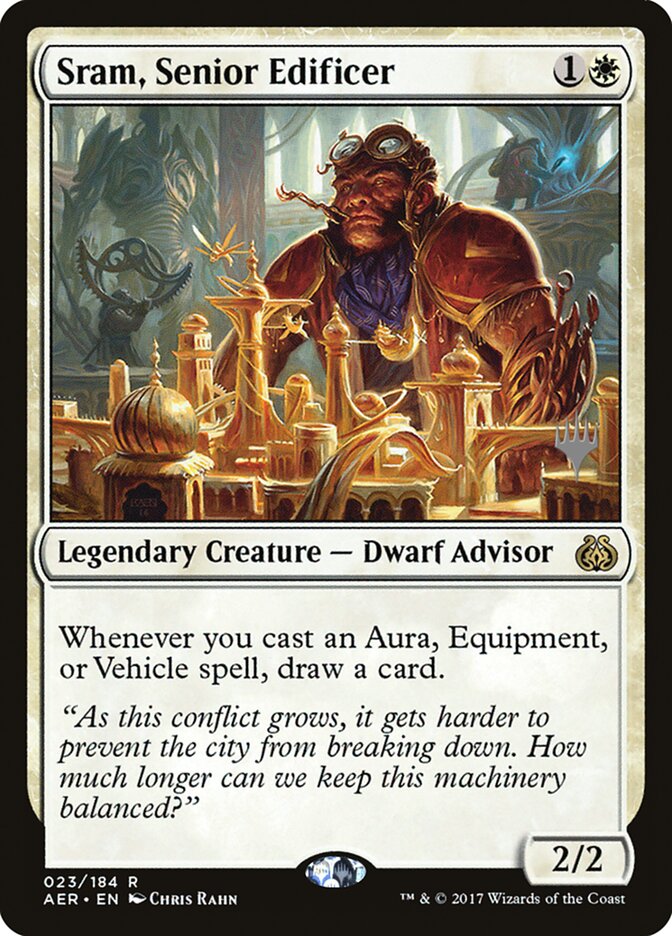 Sram, Senior Edificer [Aether Revolt Promos] | Gear Gaming Fayetteville