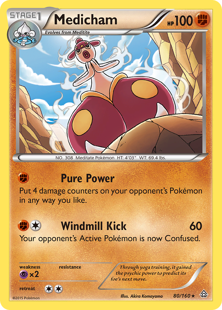 Medicham (80/160) [XY: Primal Clash] | Gear Gaming Fayetteville