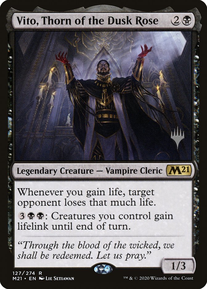 Vito, Thorn of the Dusk Rose (Promo Pack) [Core Set 2021 Promos] | Gear Gaming Fayetteville