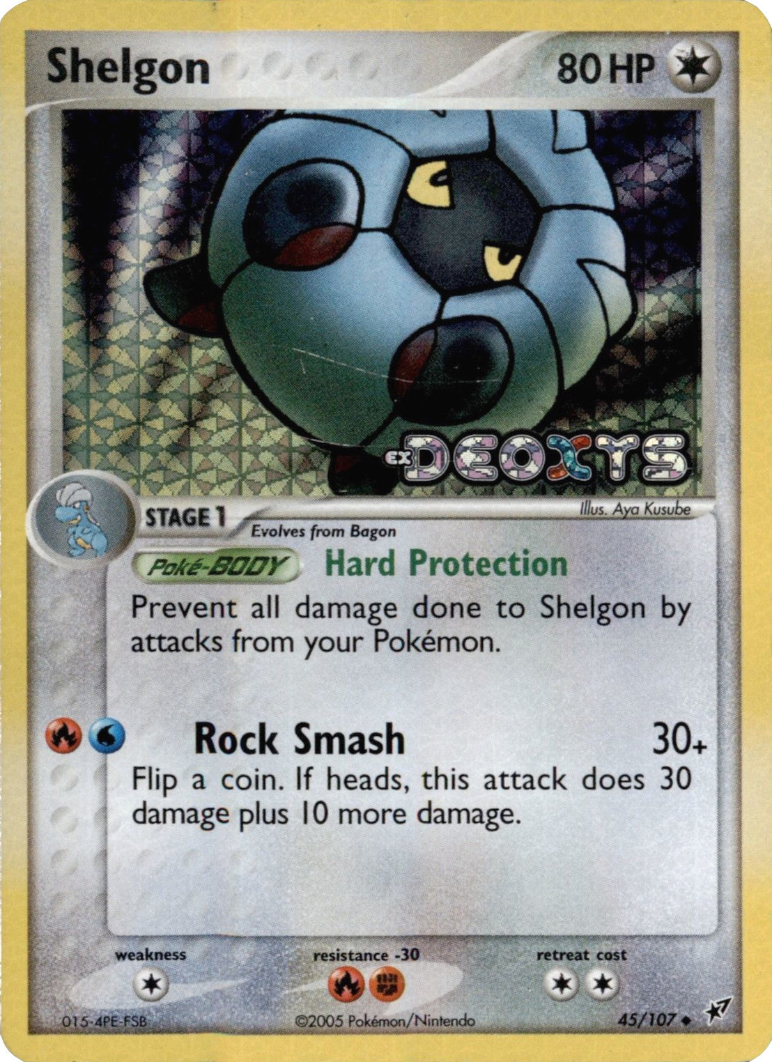 Shelgon (45/107) (Stamped) [EX: Deoxys] | Gear Gaming Fayetteville