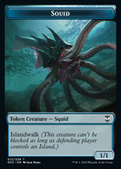 Squid // The Monarch Double-Sided Token [Streets of New Capenna Commander Tokens] | Gear Gaming Fayetteville