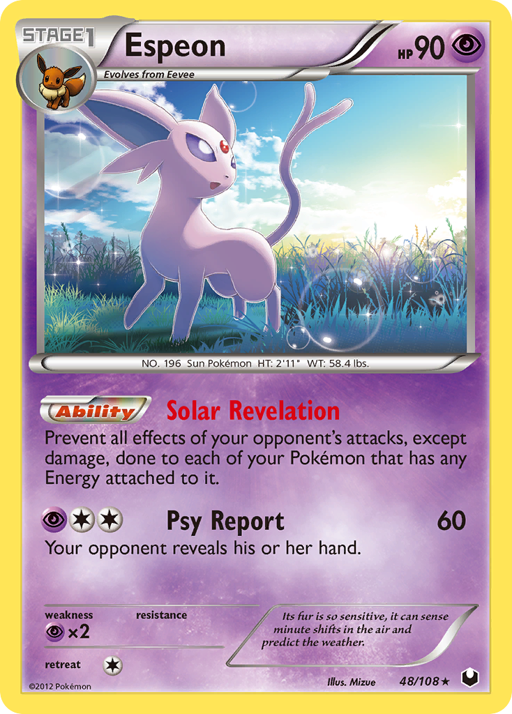 Espeon (48/108) [Black & White: Dark Explorers] | Gear Gaming Fayetteville