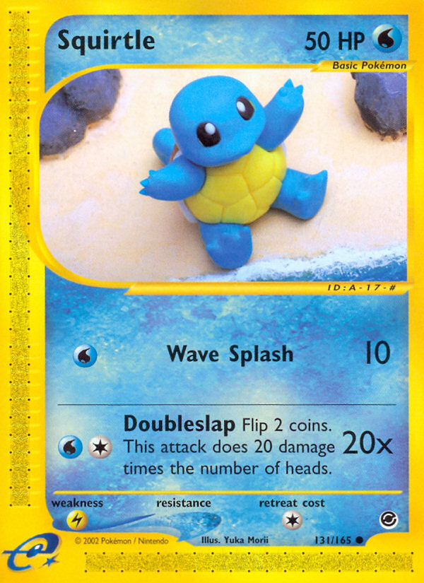 Squirtle (131/165) [Expedition: Base Set] | Gear Gaming Fayetteville