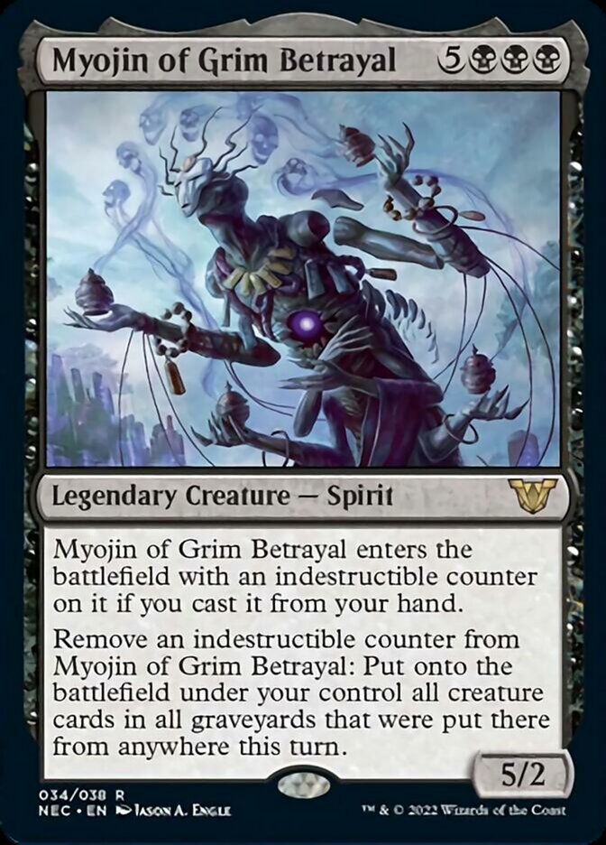 Myojin of Grim Betrayal [Kamigawa: Neon Dynasty Commander] | Gear Gaming Fayetteville