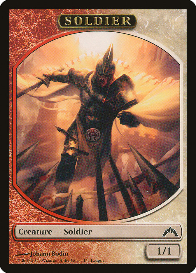 Soldier Token (Johann Bodin) [League Tokens 2013] | Gear Gaming Fayetteville