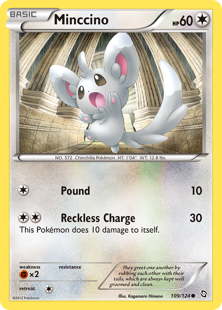 Minccino (109/124) [Black & White: Dragons Exalted] | Gear Gaming Fayetteville